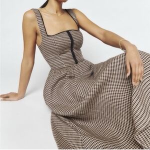 Reformation Tagliatelle Linen Dress